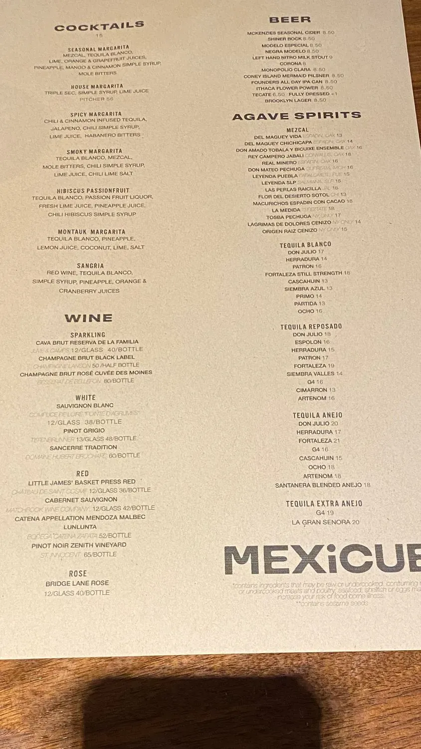 Menu 6