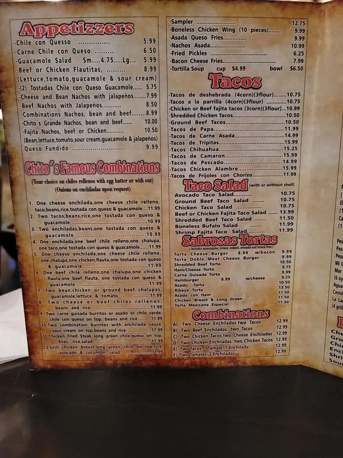 Menu 2