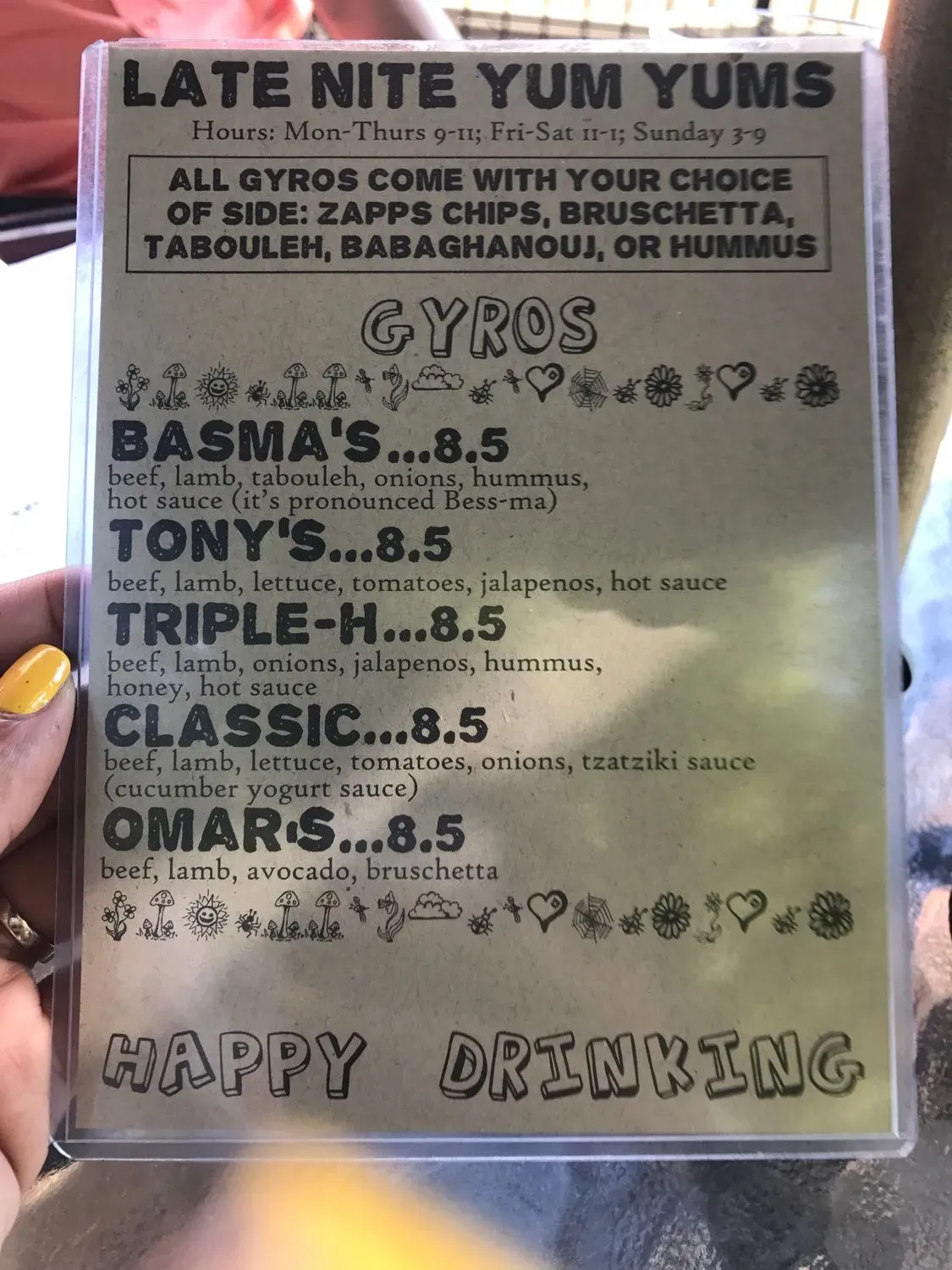 Menu 3