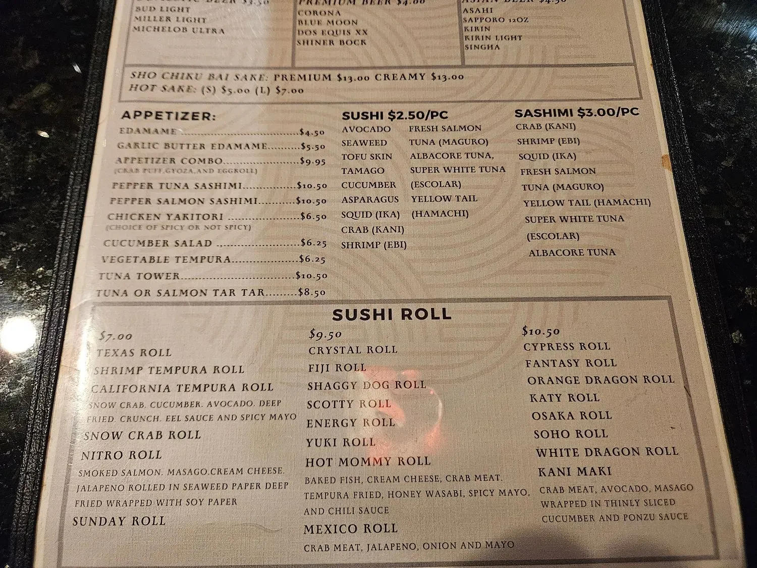 Menu 4