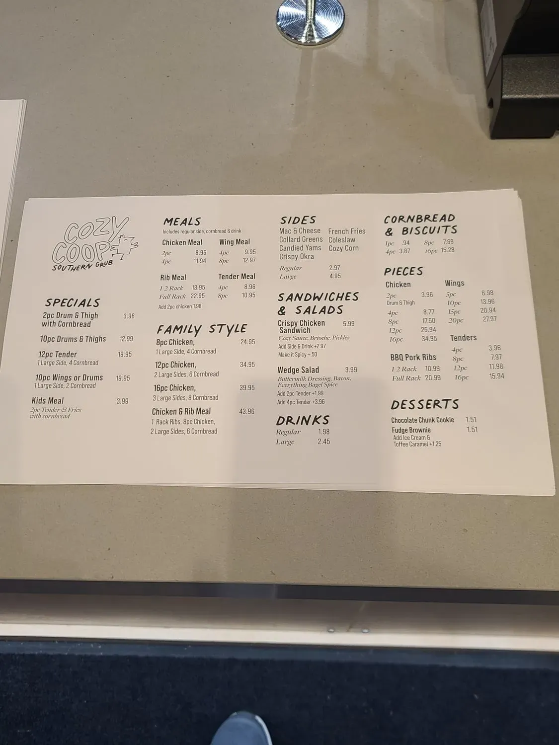 Menu 4