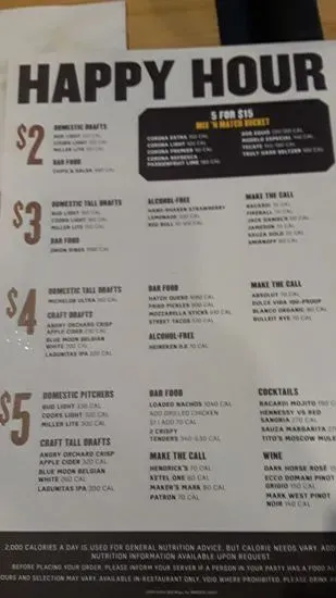 Menu 5