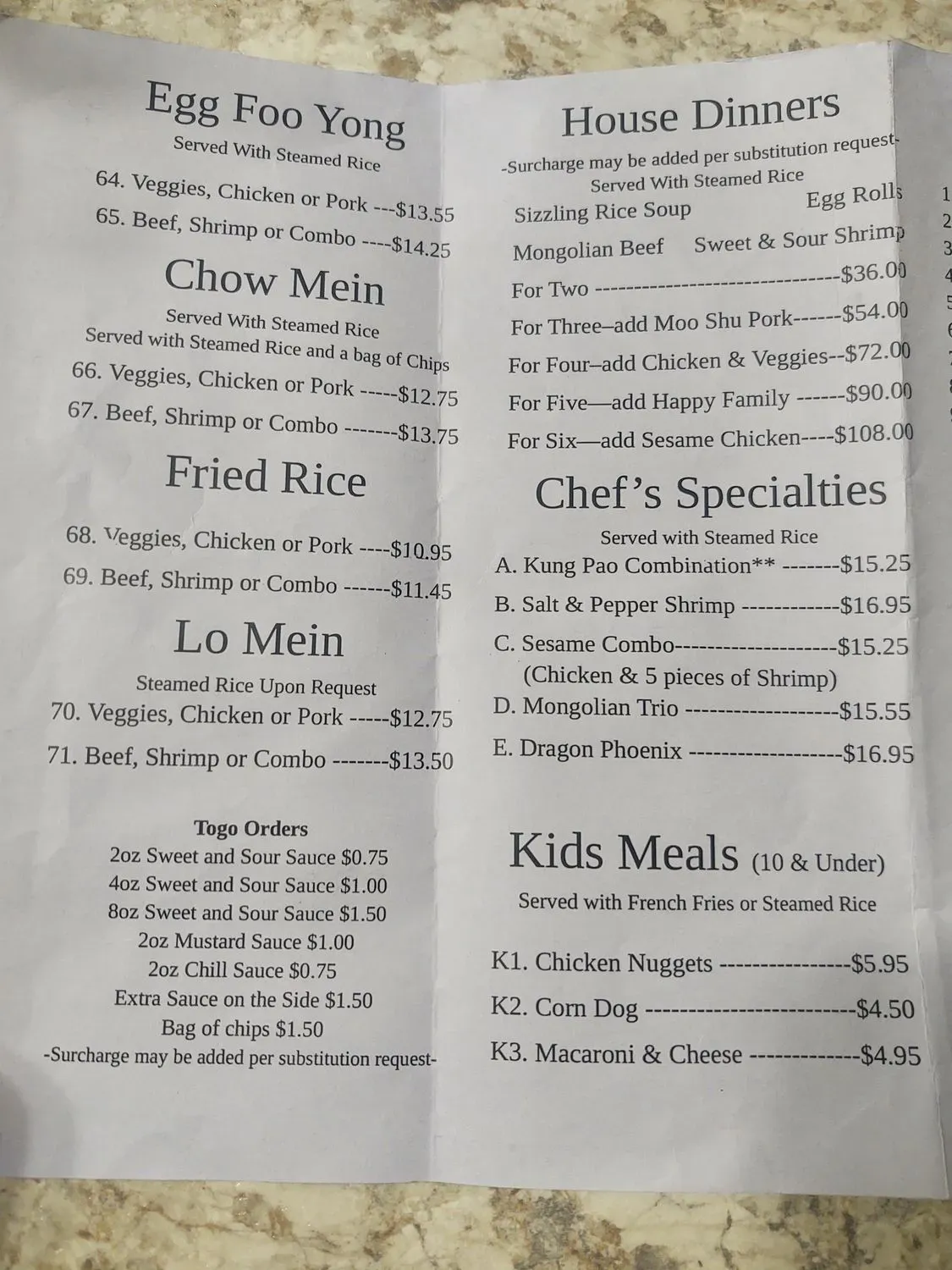 Menu 2