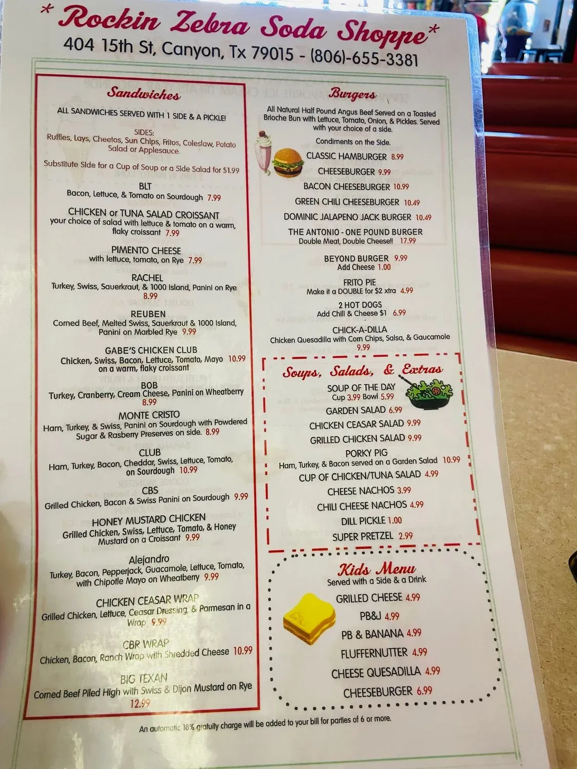 Menu 3