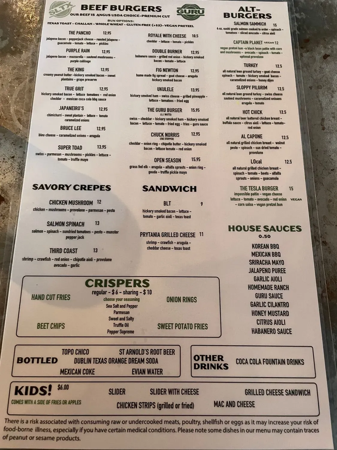 Menu 6