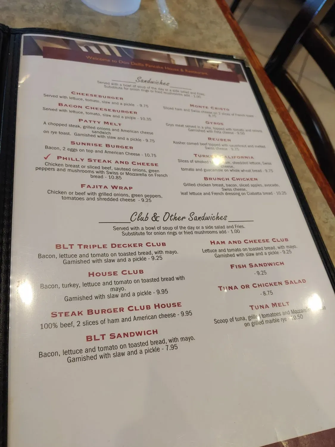 Menu 4