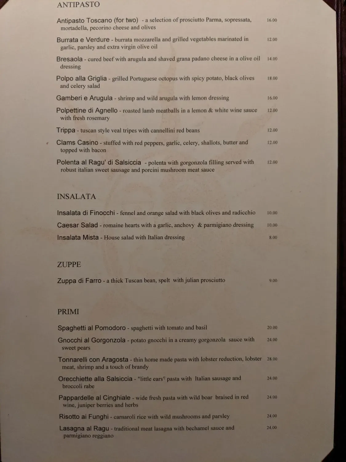 Menu 4