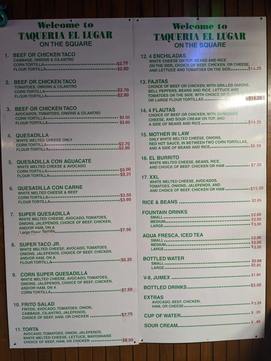 Menu 3