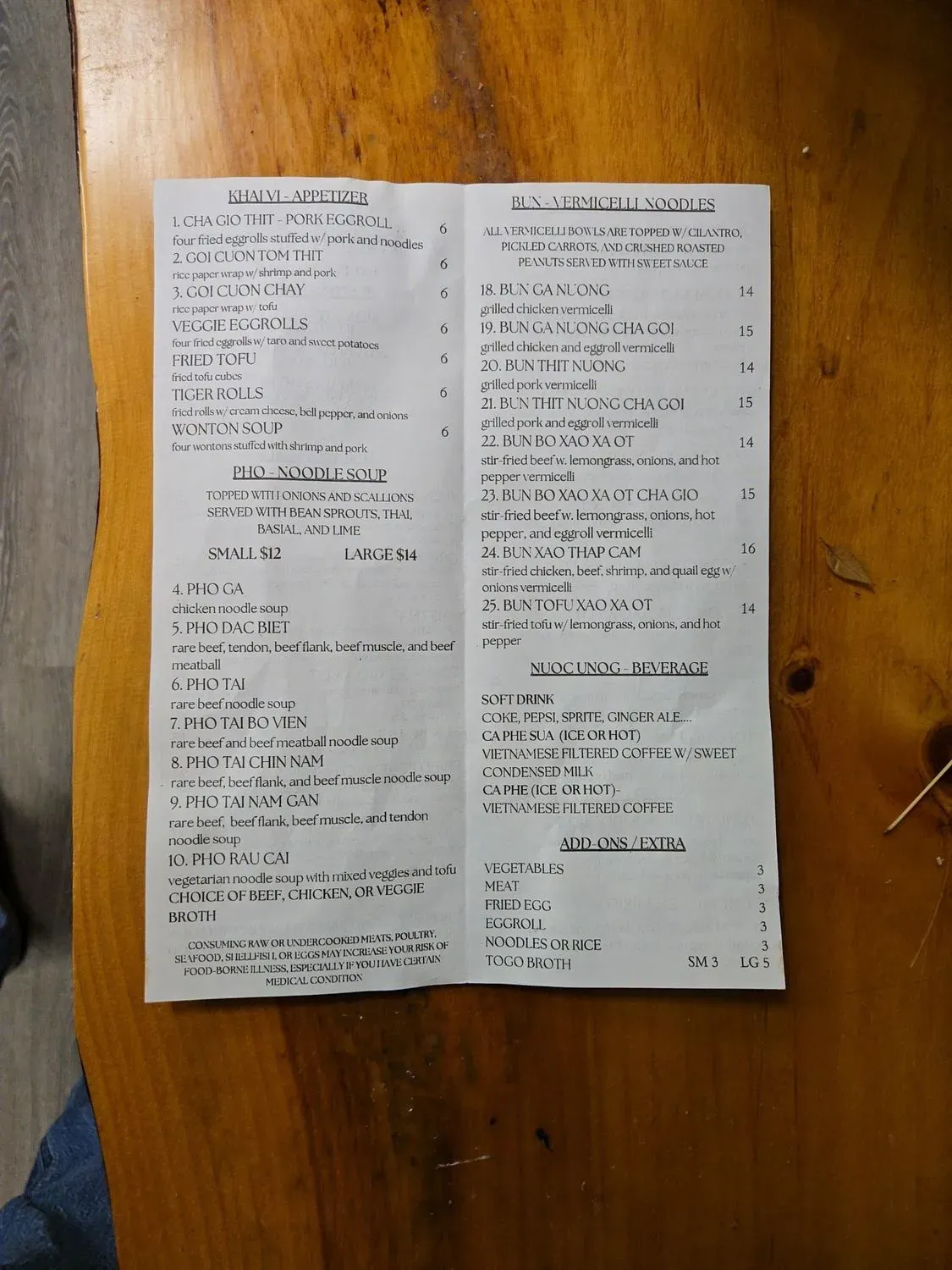 Menu 6