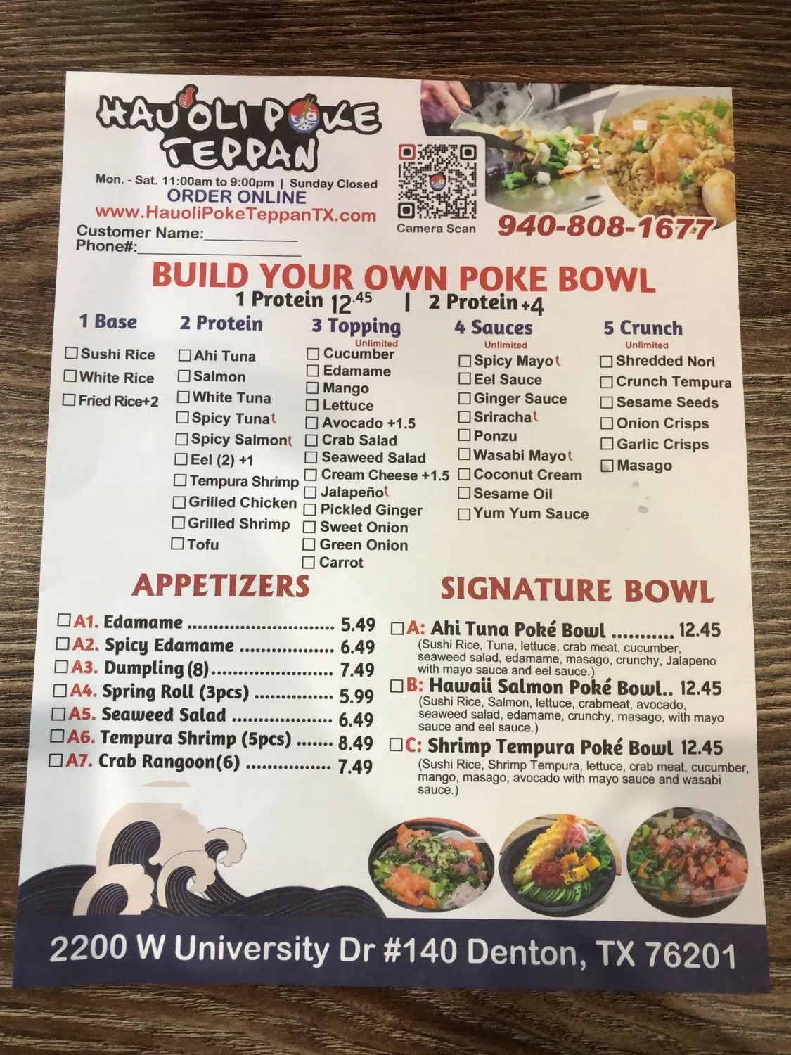 Menu 2