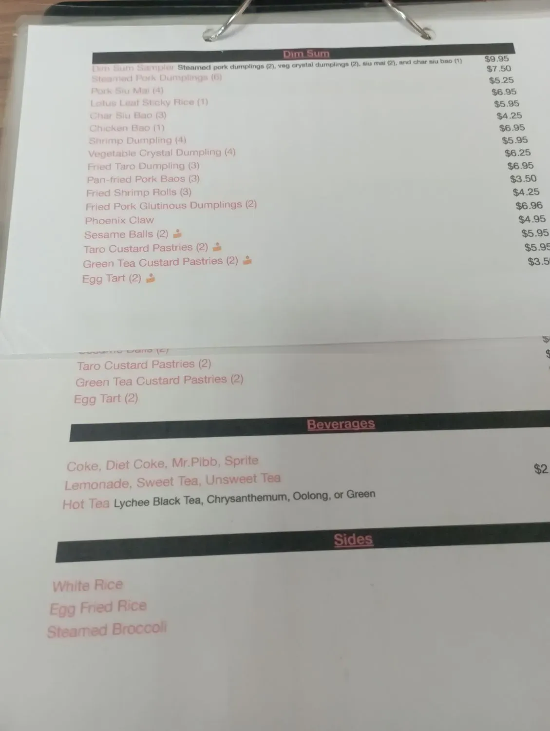 Menu 4