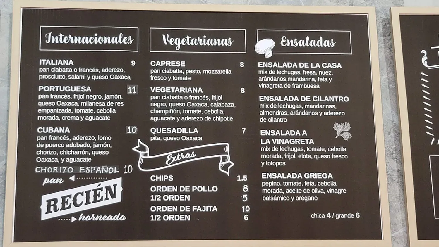 Menu 5