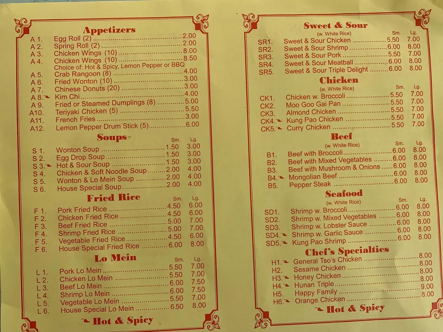 Menu 3