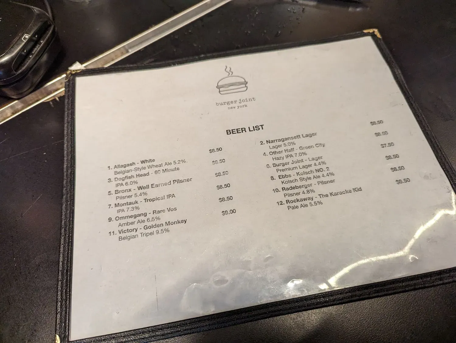 Menu 5