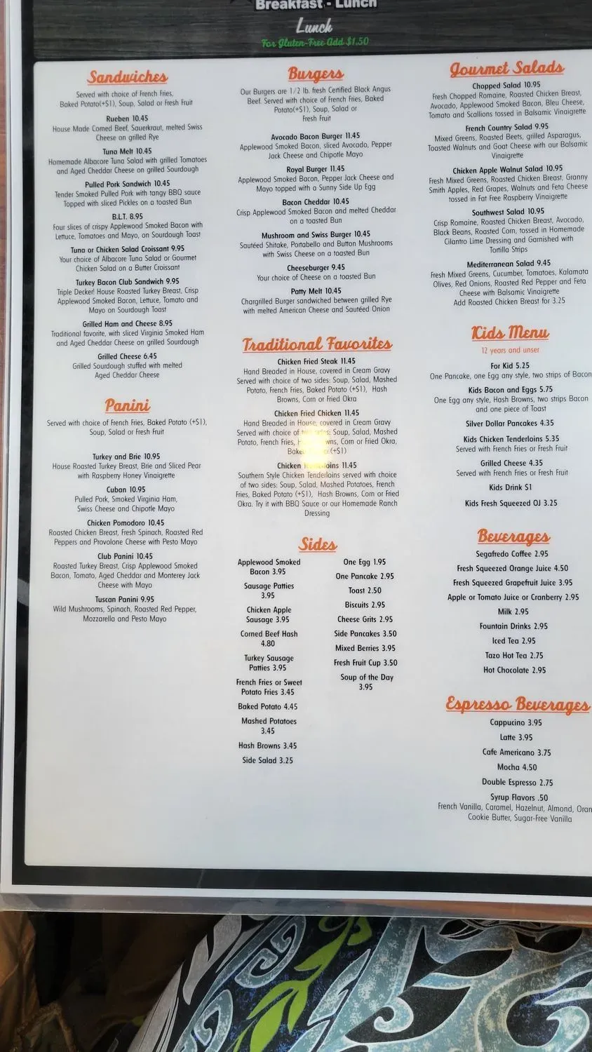 Menu 6