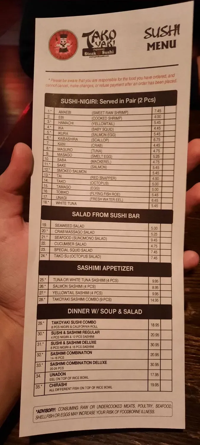 Menu 5