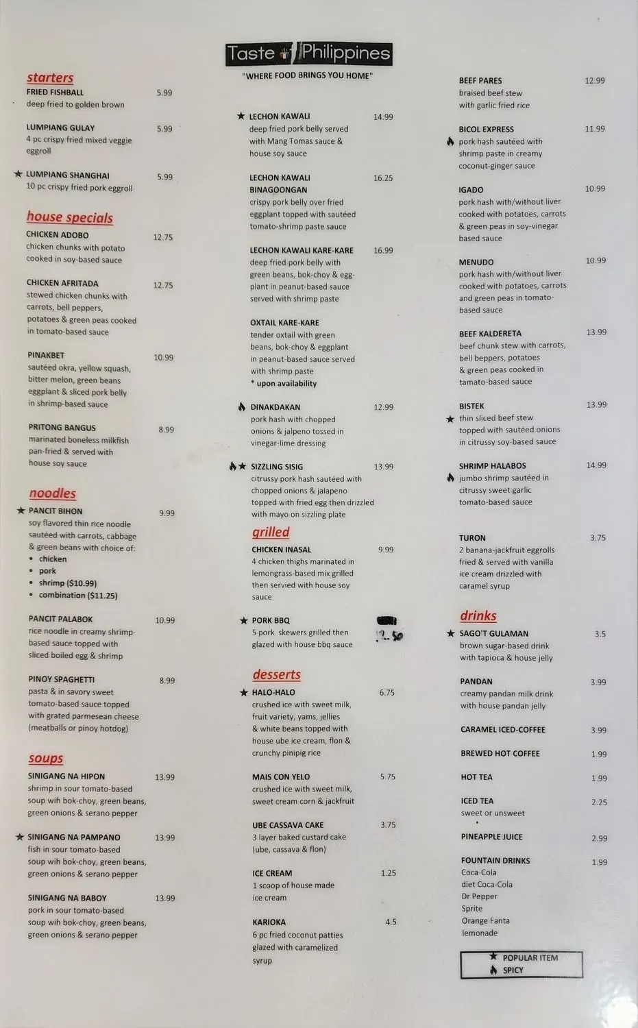 Menu 2