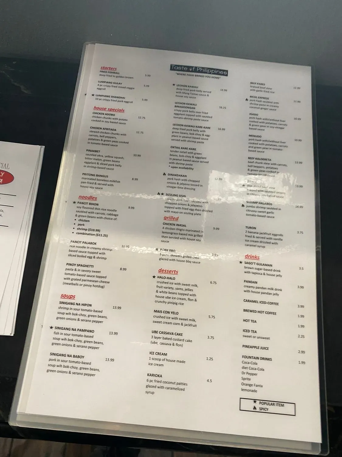 Menu 6