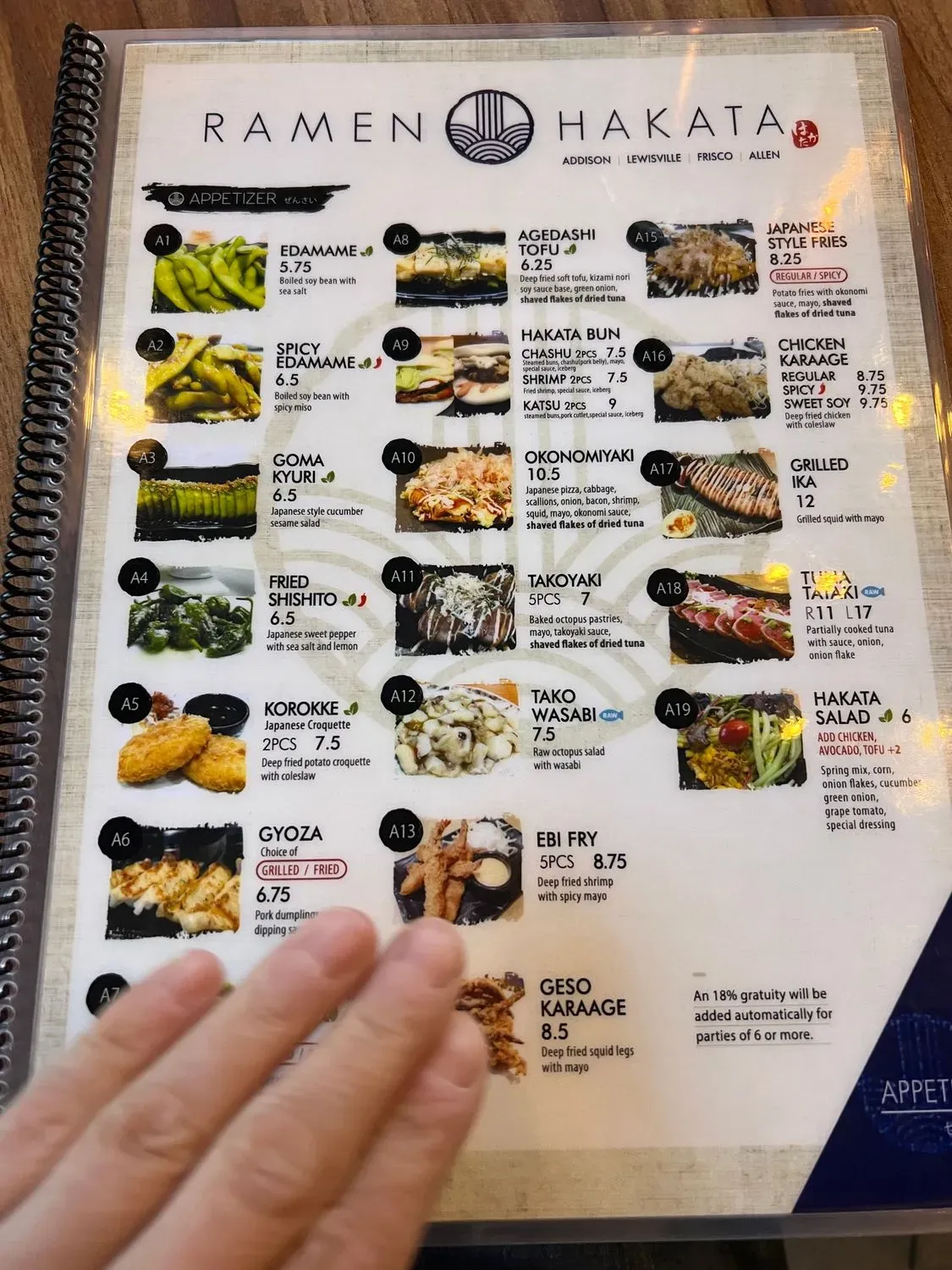 Menu 2