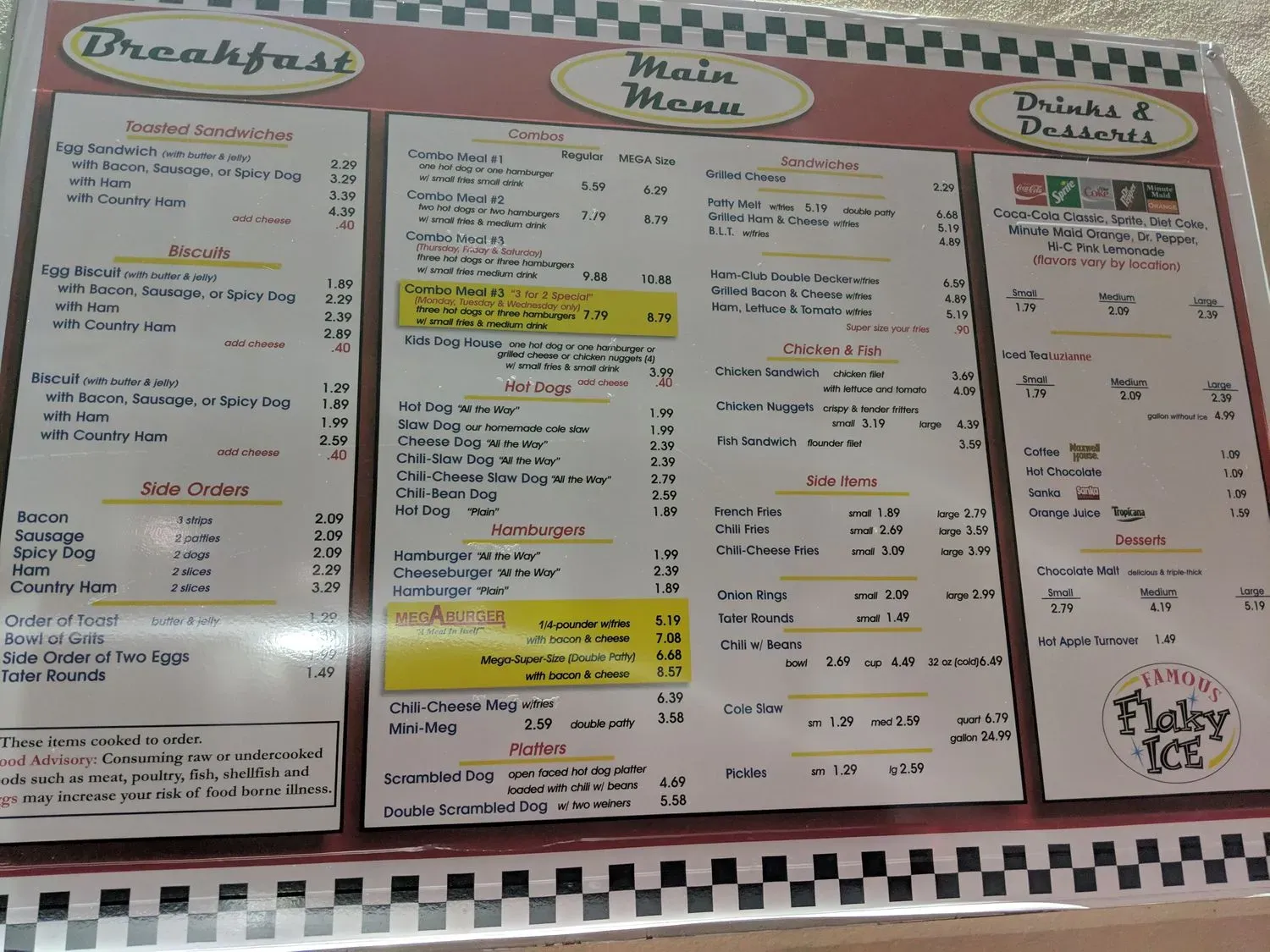 Menu 4