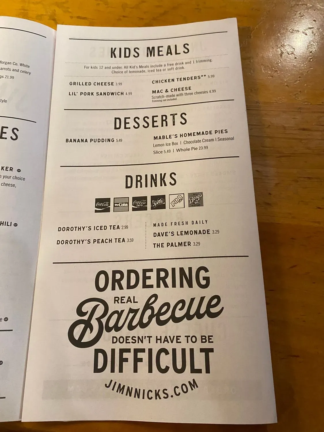 Menu 6