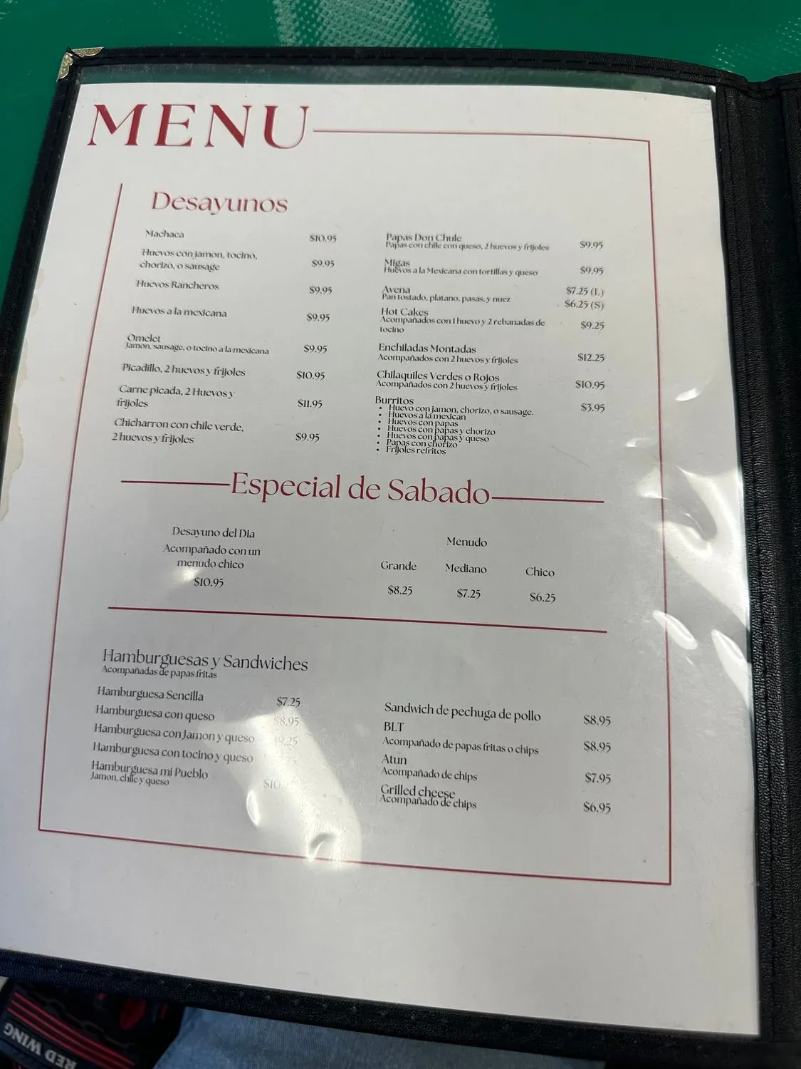 Menu 2