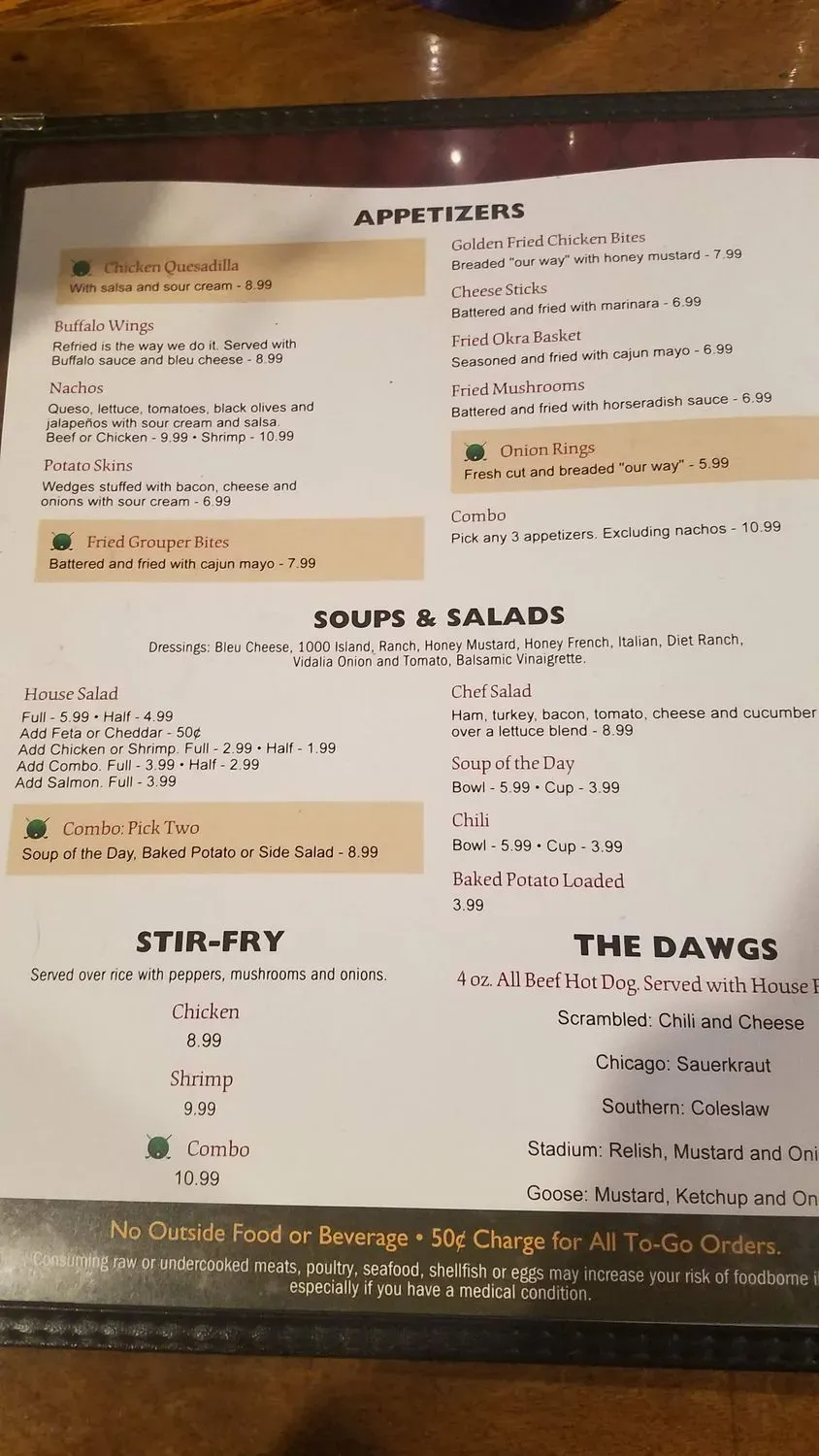 Menu 2