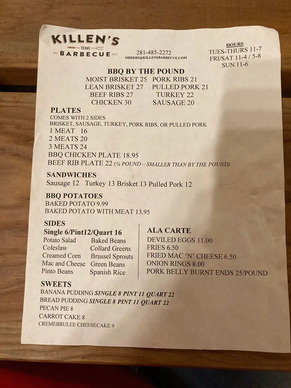 Menu 6