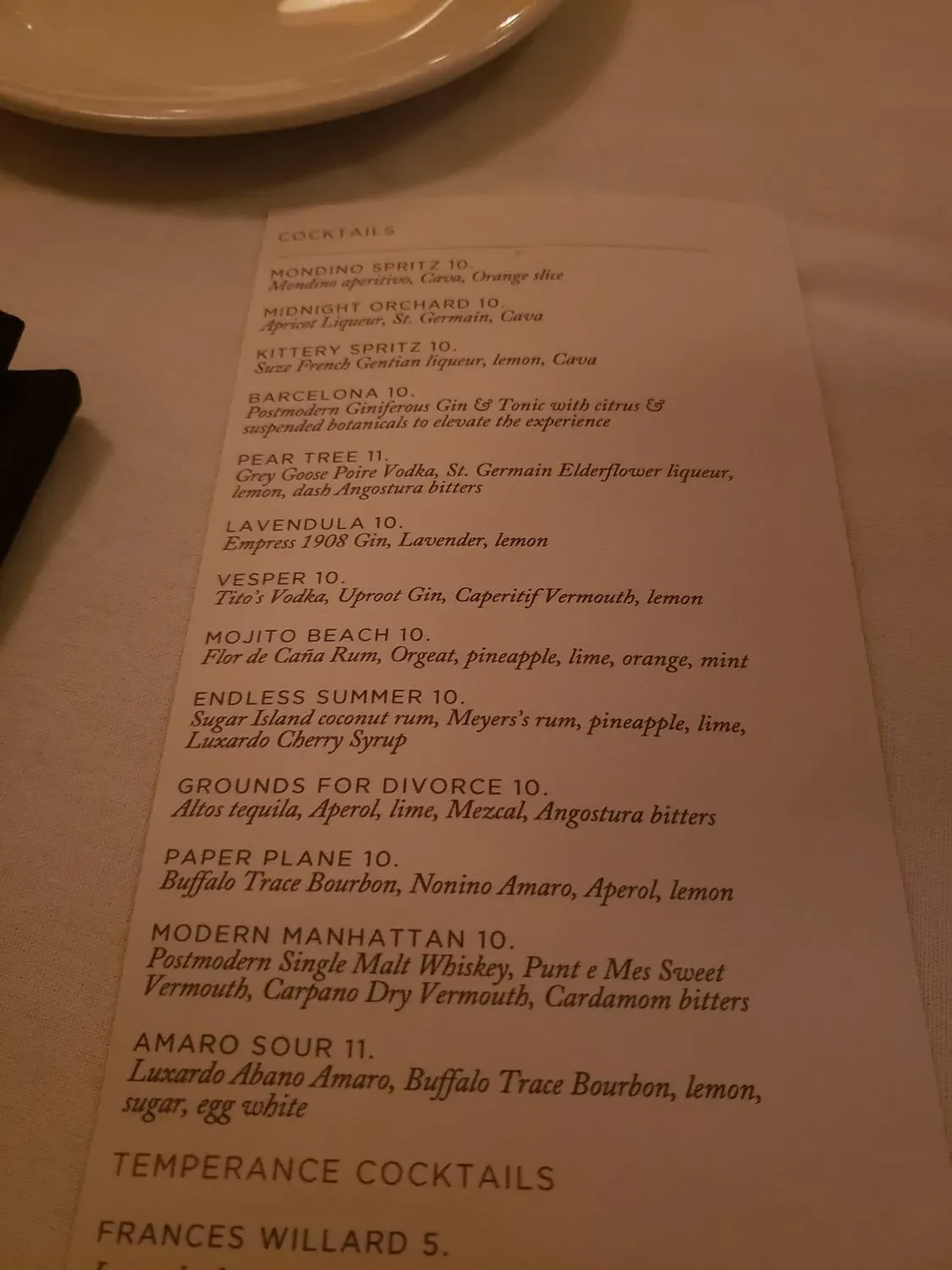 Menu 2