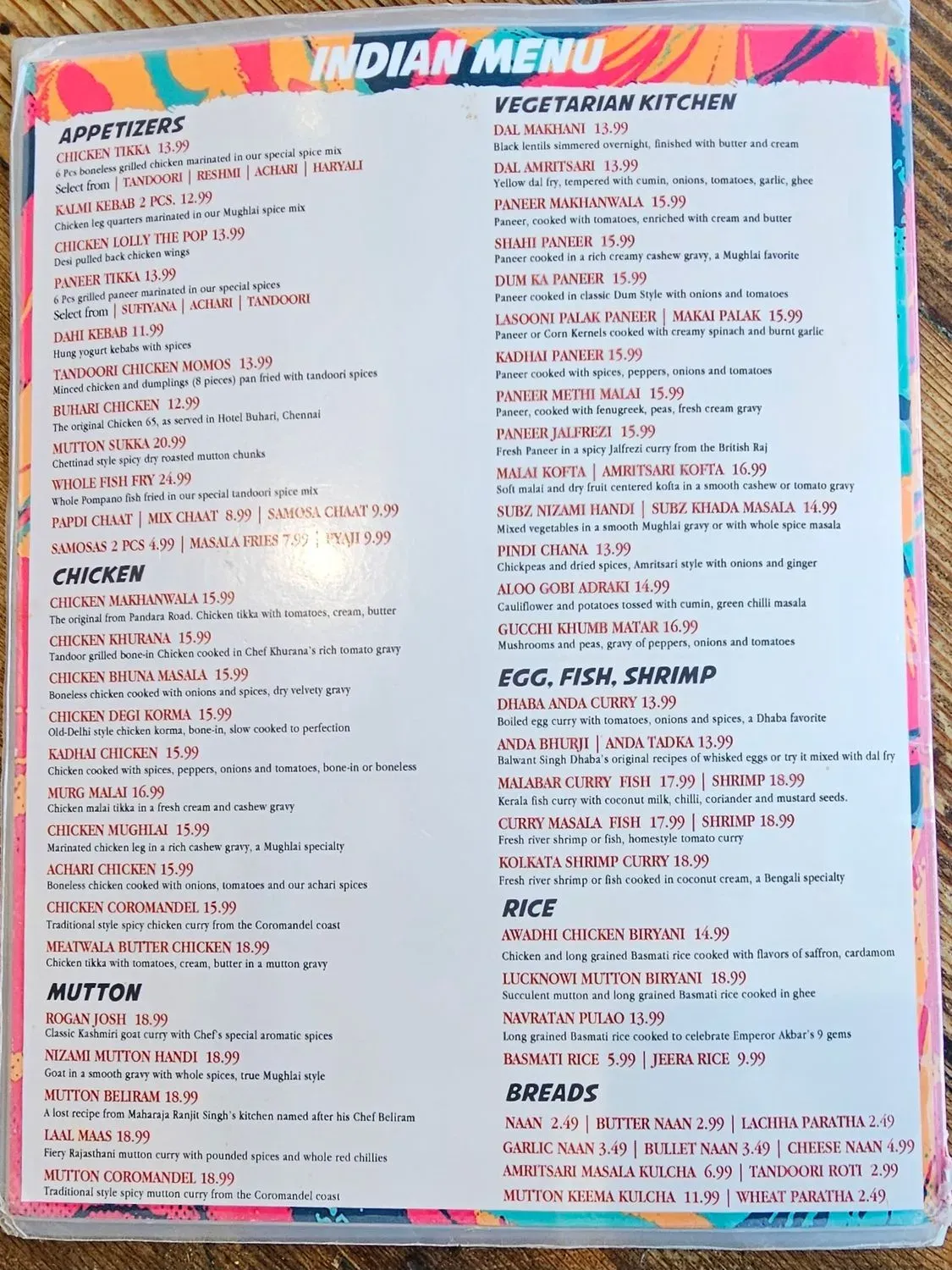 Menu 3