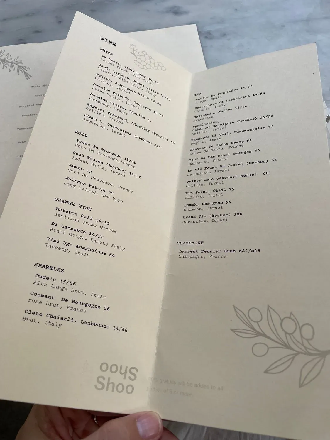 Menu 6