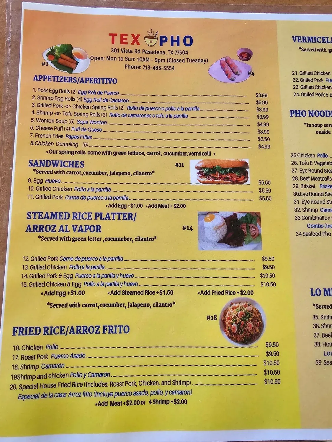 Menu 6