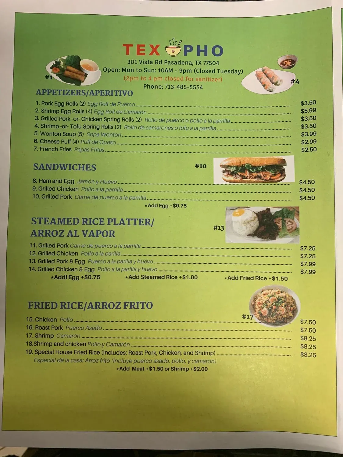 Menu 2