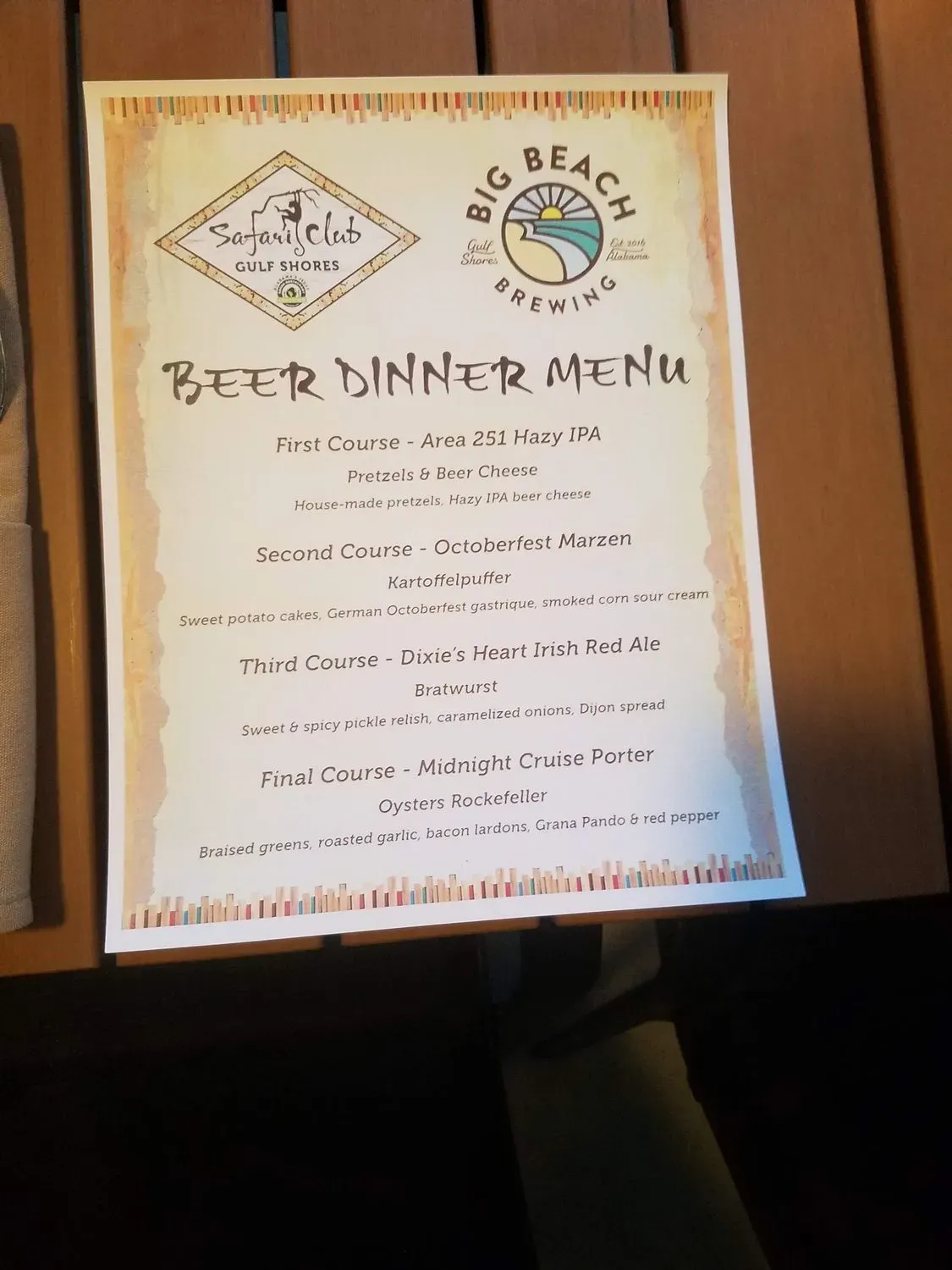 Menu 5