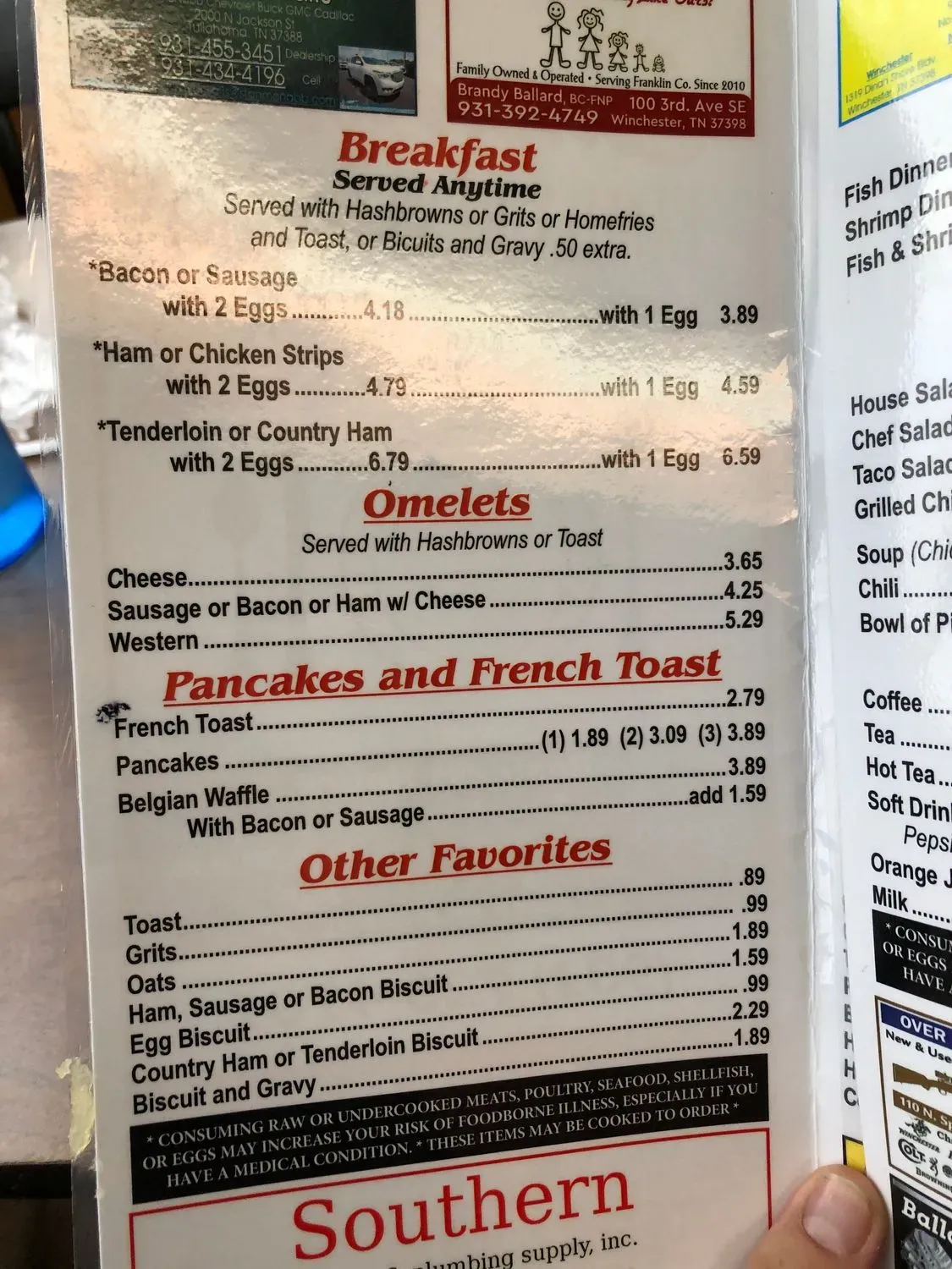 Menu 3