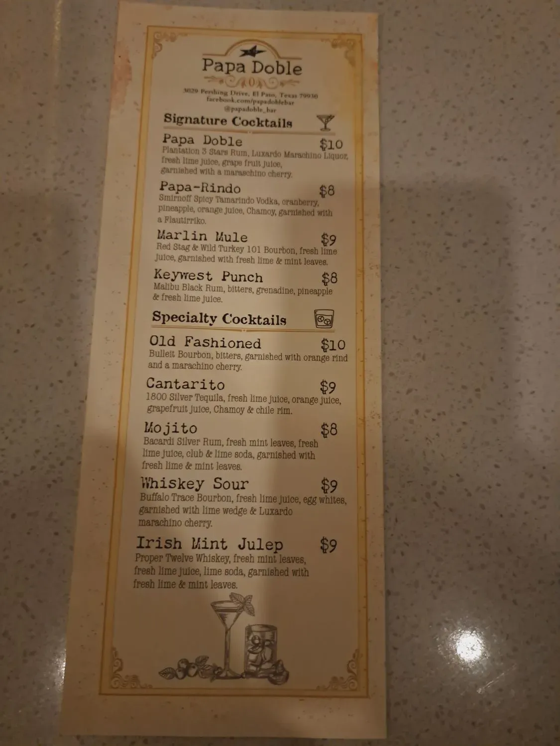 Menu 2