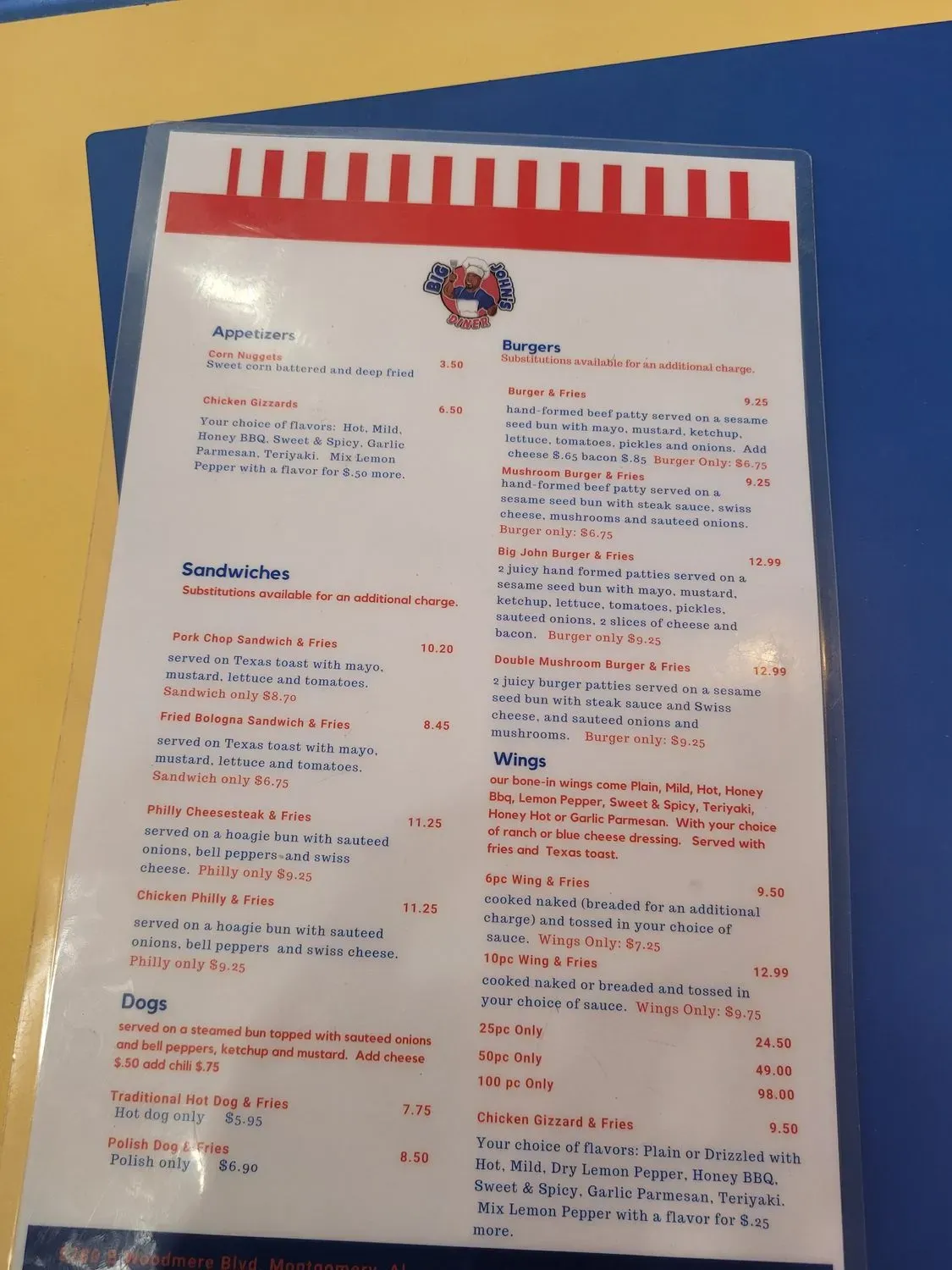 Menu 2