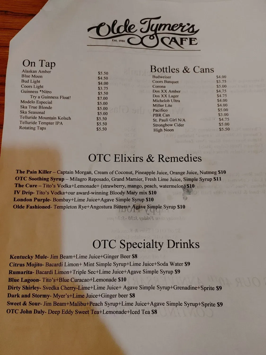 Menu 4