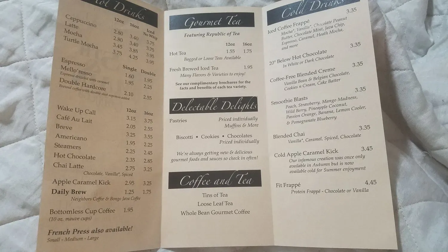 Menu 2