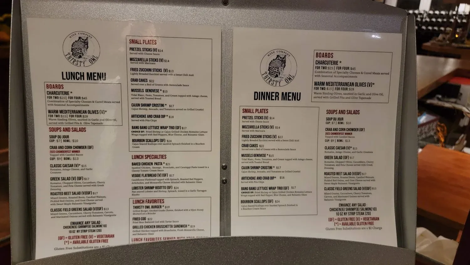 Menu 2