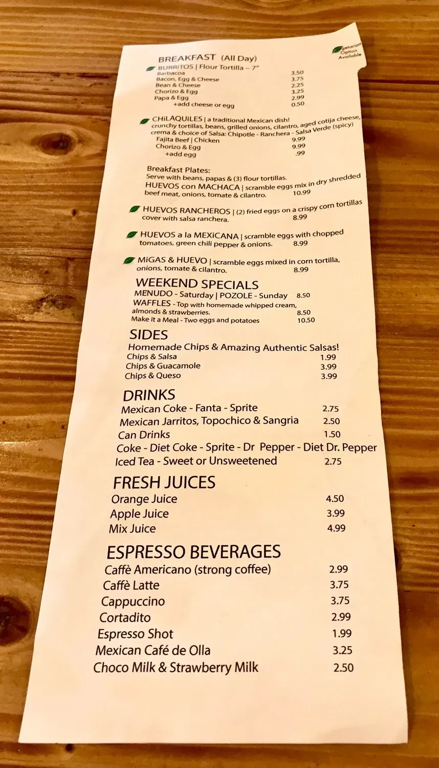 Menu 3