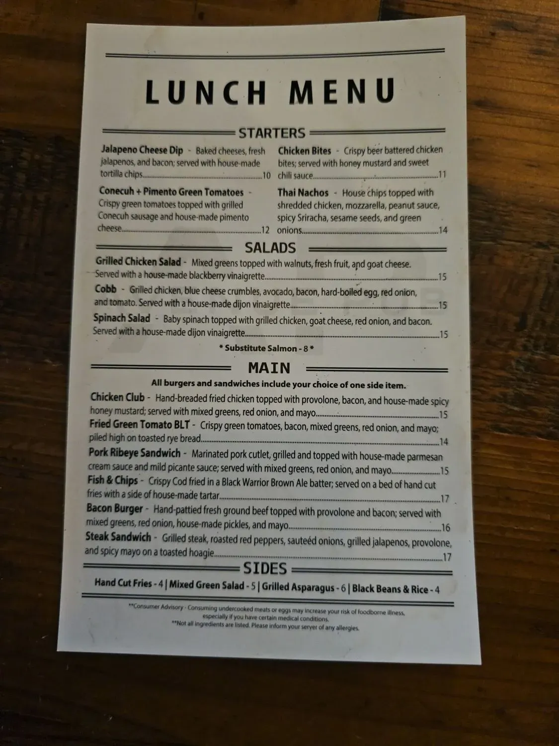 Menu 3