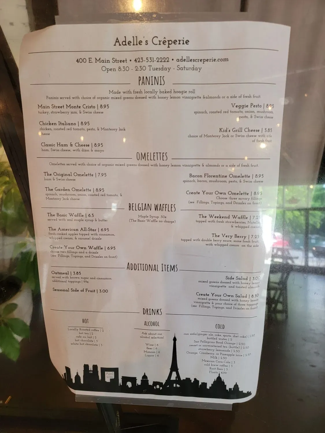 Menu 6