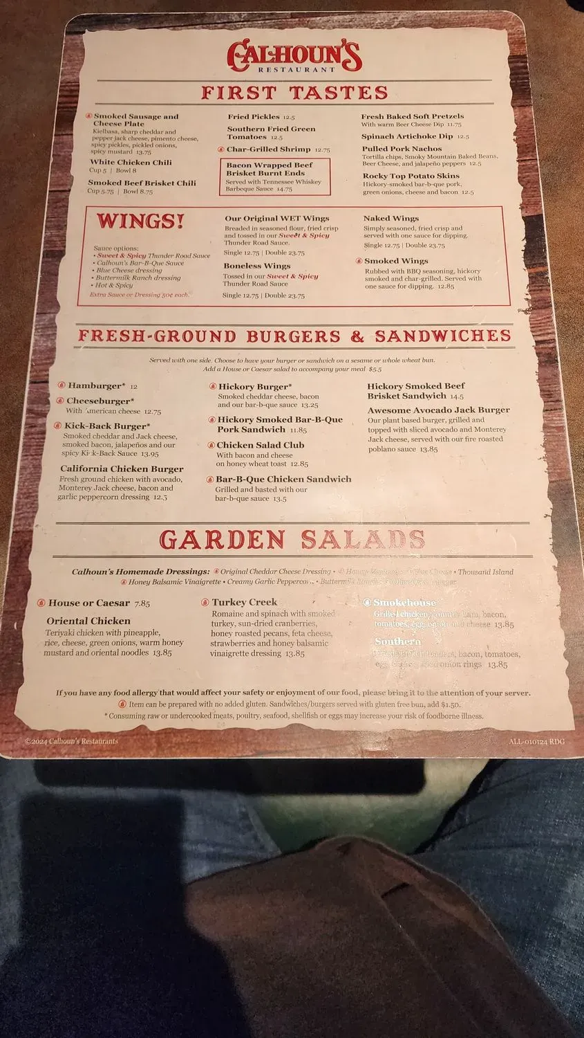 Menu 4