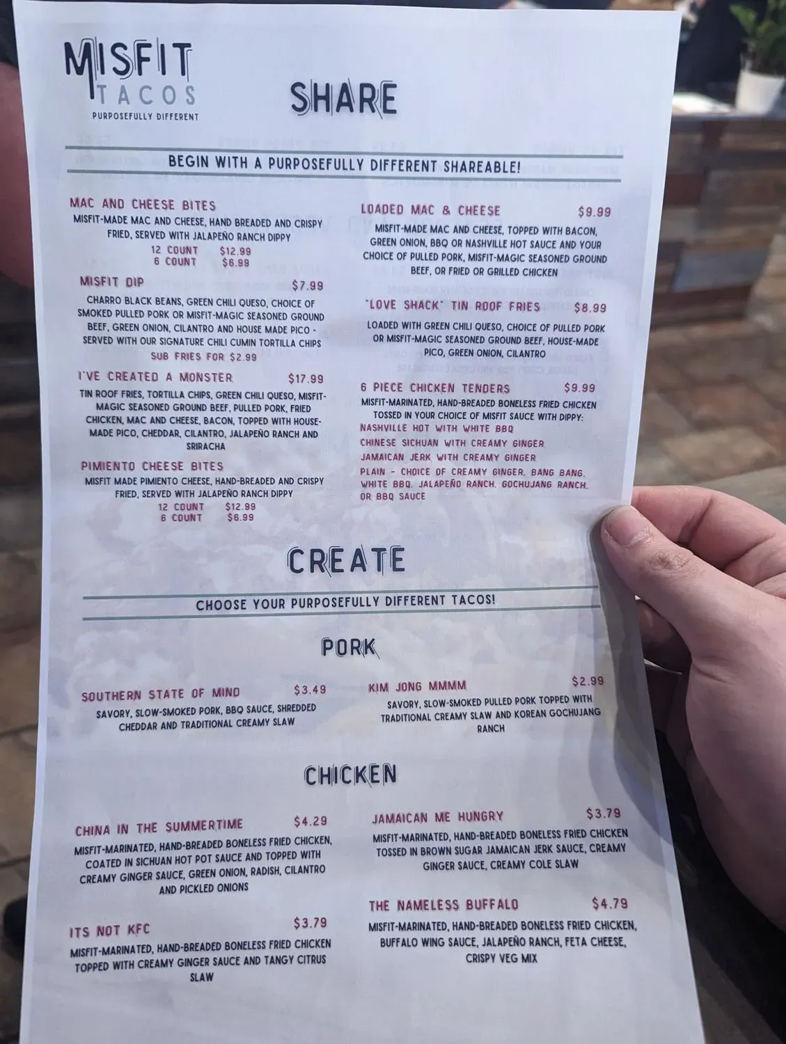 Menu 6