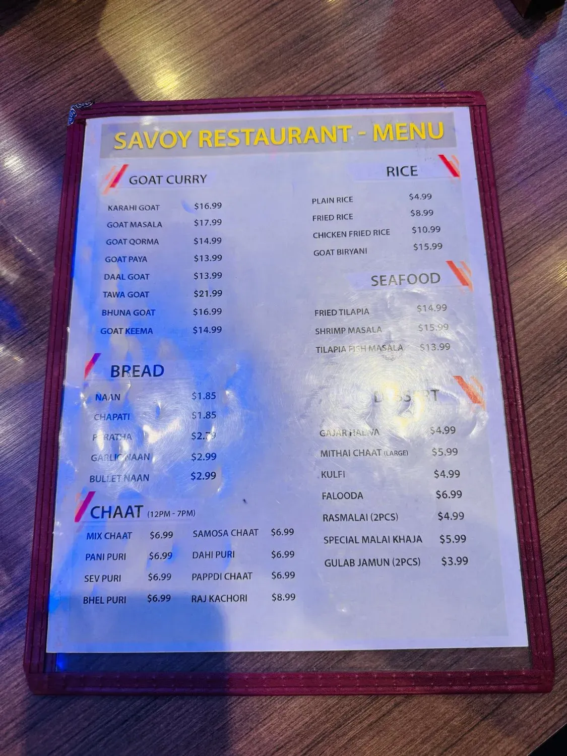 Menu 6