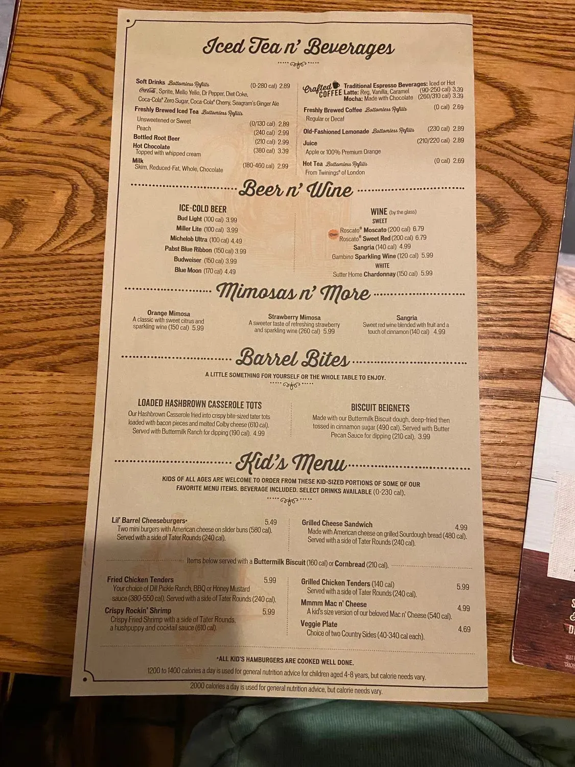 Menu 4