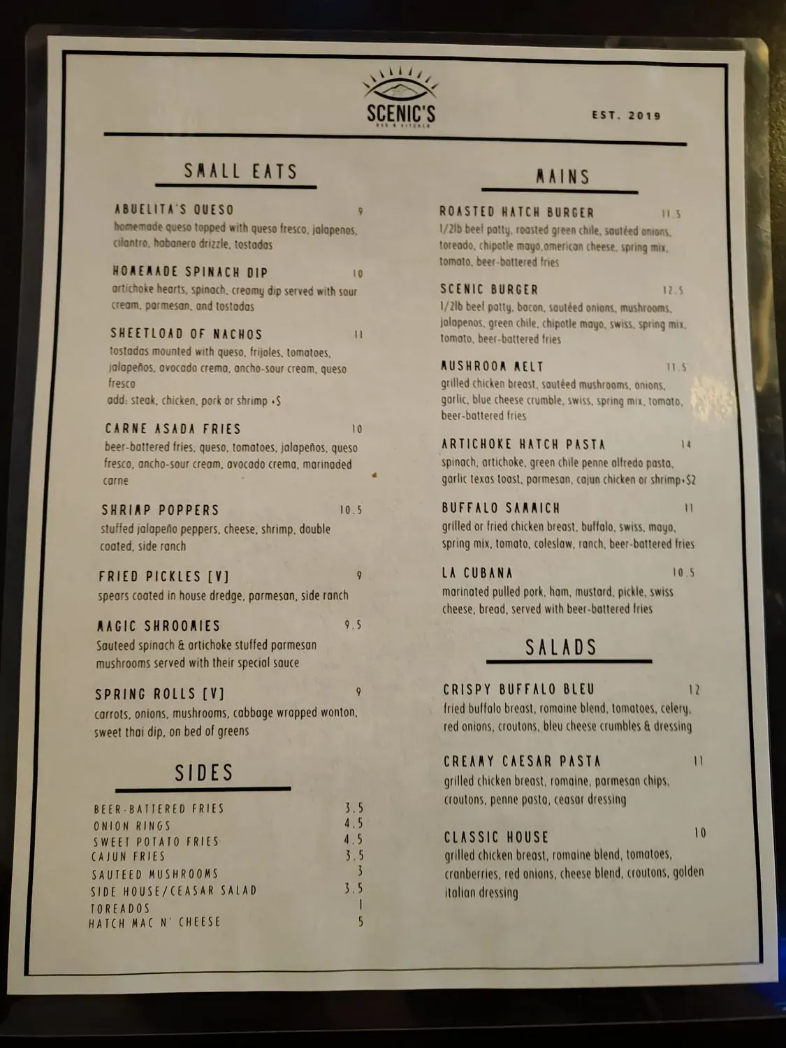 Menu 3