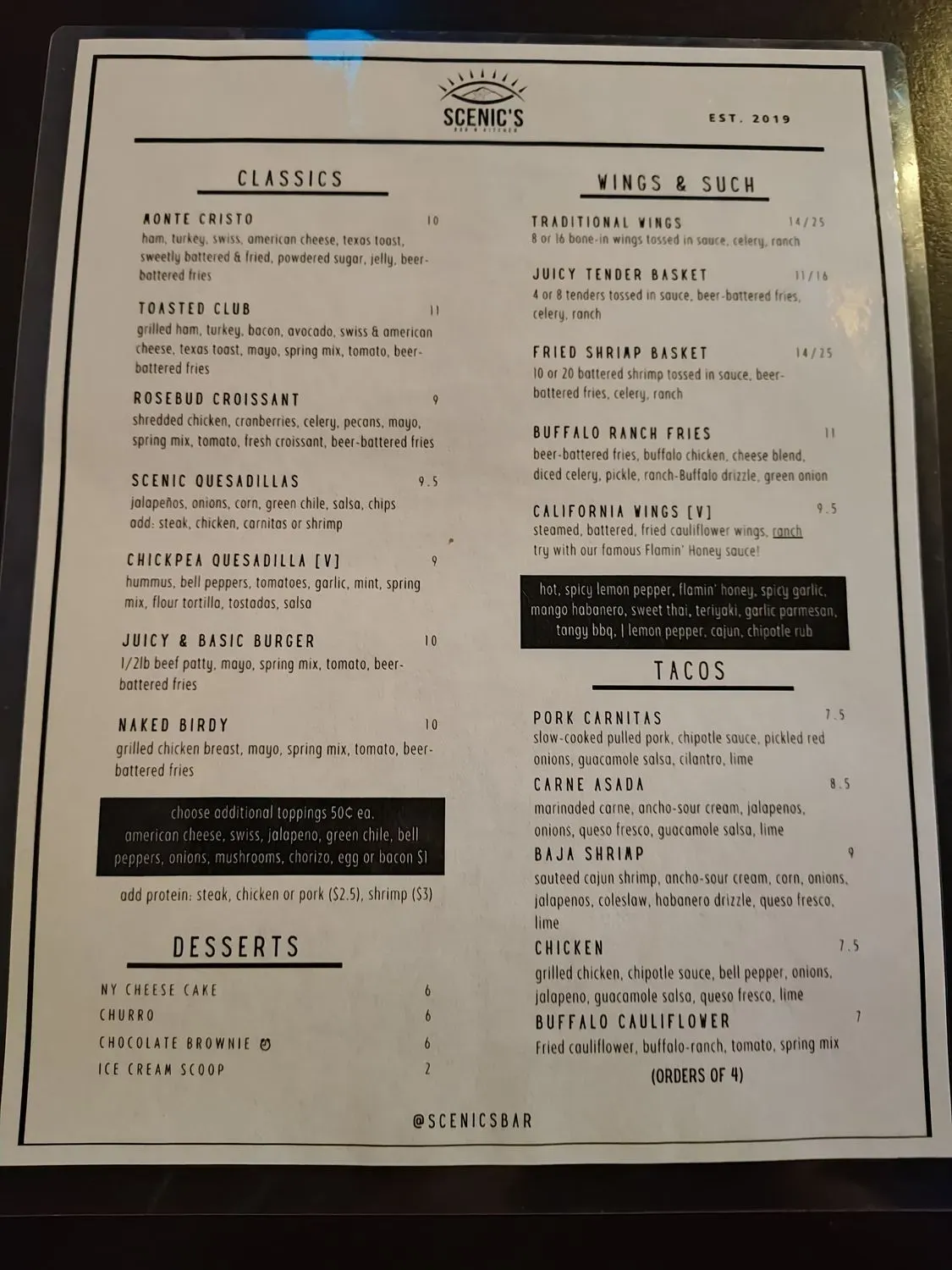 Menu 4