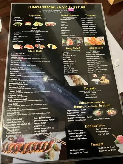 Menu 6